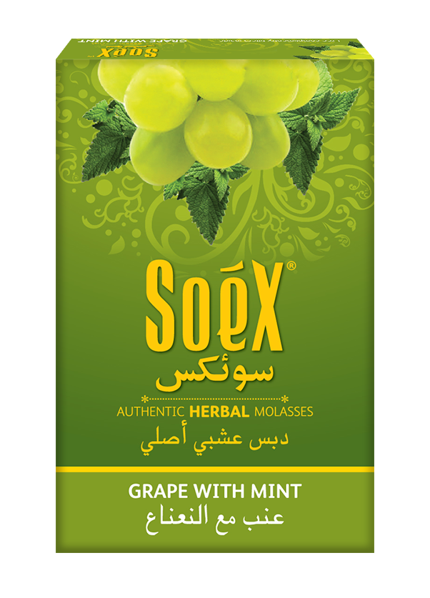 GRAPE WITH MINT hookah flavour pack