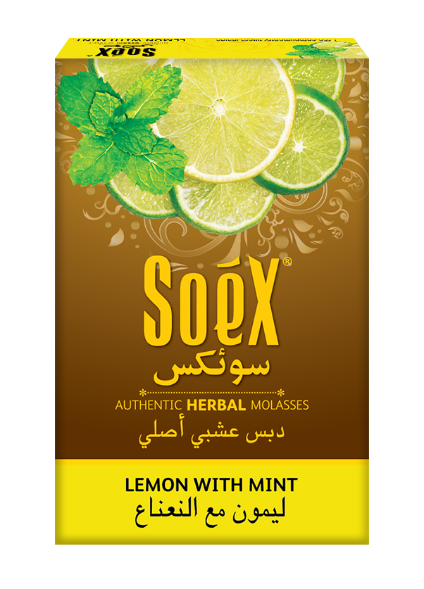 LEMON WITH MINT hookah flavour pack