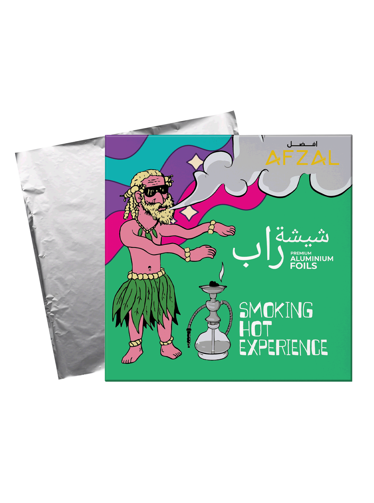 Pre cut sheets-  Embossed- 20 Micron- 40 Pcs Pkt hookah flavour pack