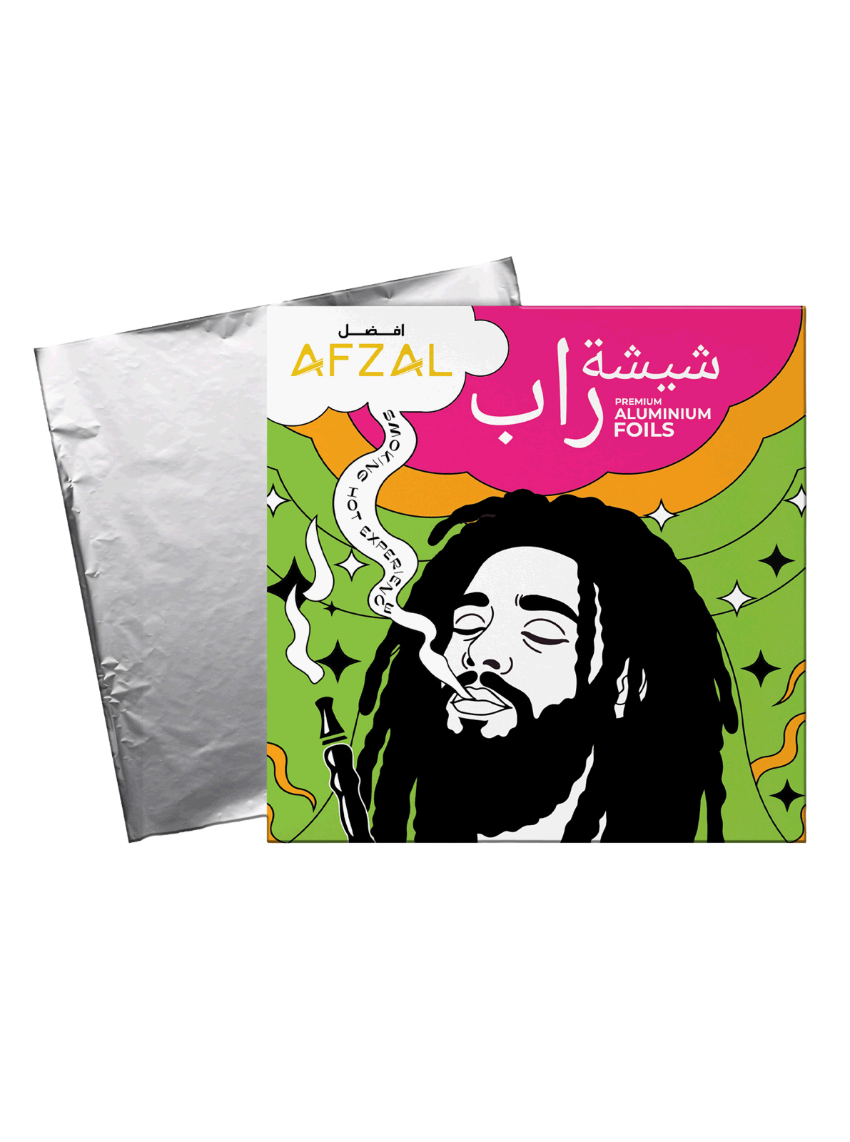 Pre cut sheets- – Embossed-25 Micron-30 Pcs Pkt hookah flavour pack
