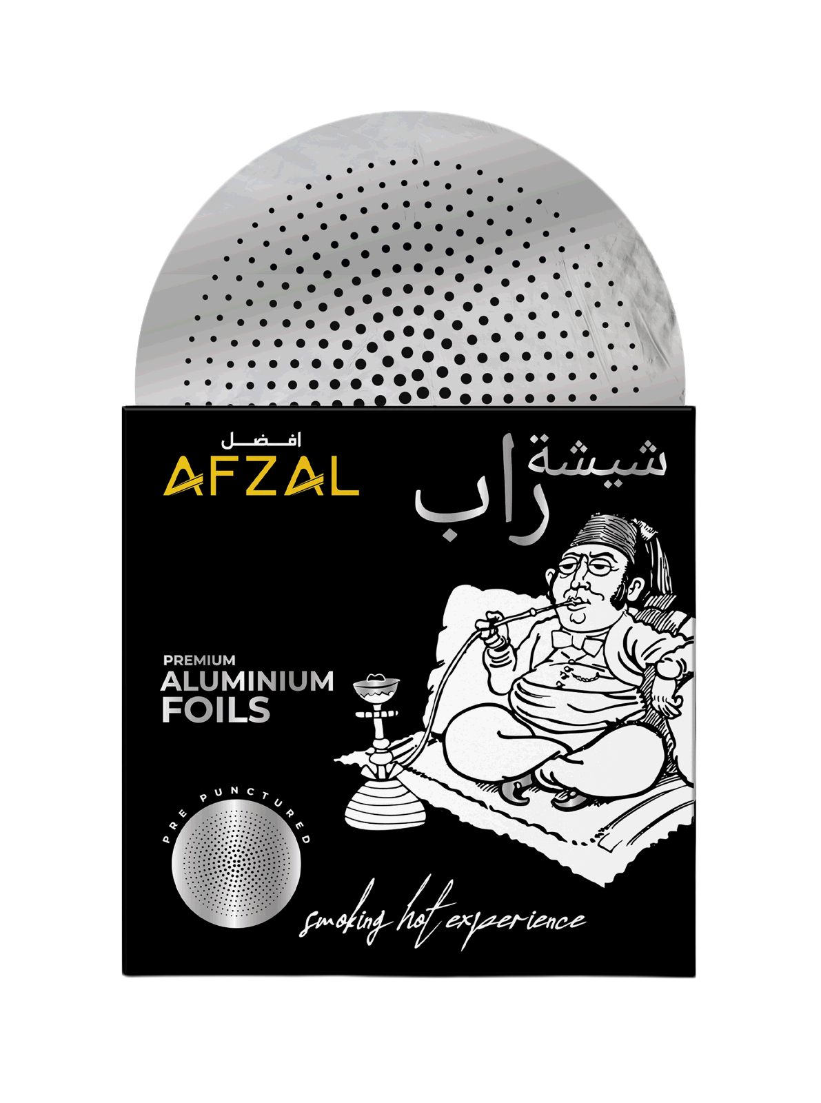 Pre-punctured- Embossed- 25 Micron- 40 Pcs Pkt hookah flavour pack